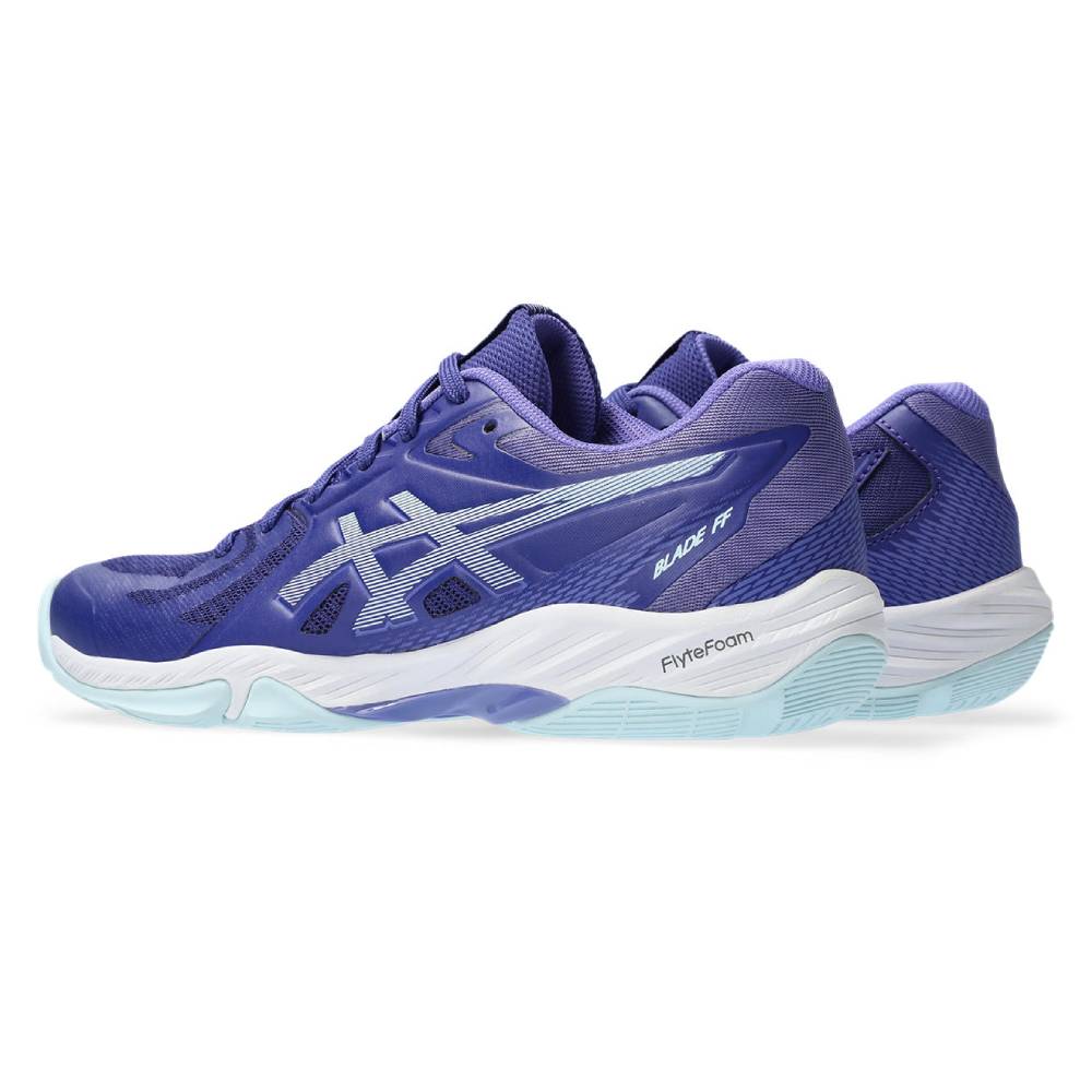 Asics Blade FF Women's Indoor Court Shoe (Purple/Blue) - Image 4