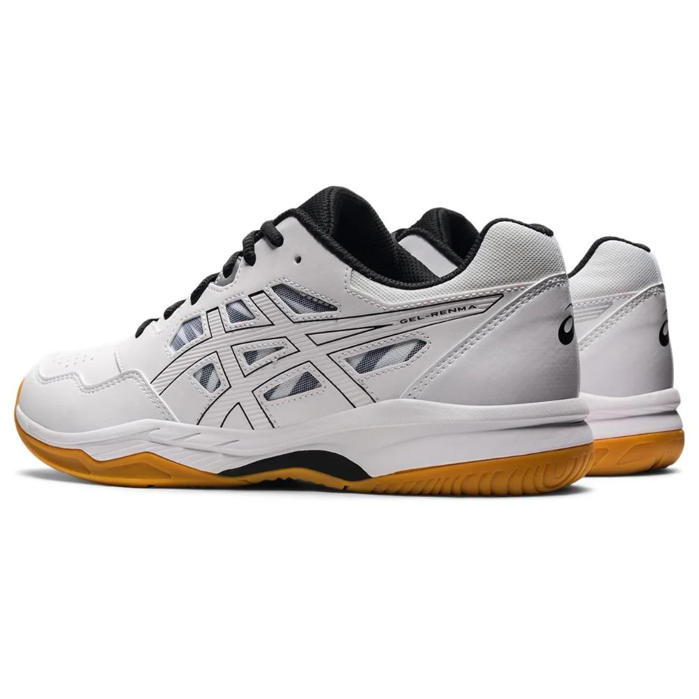Asics Gel Renma Men's Indoor Court Shoe (White/Black) - Image 3