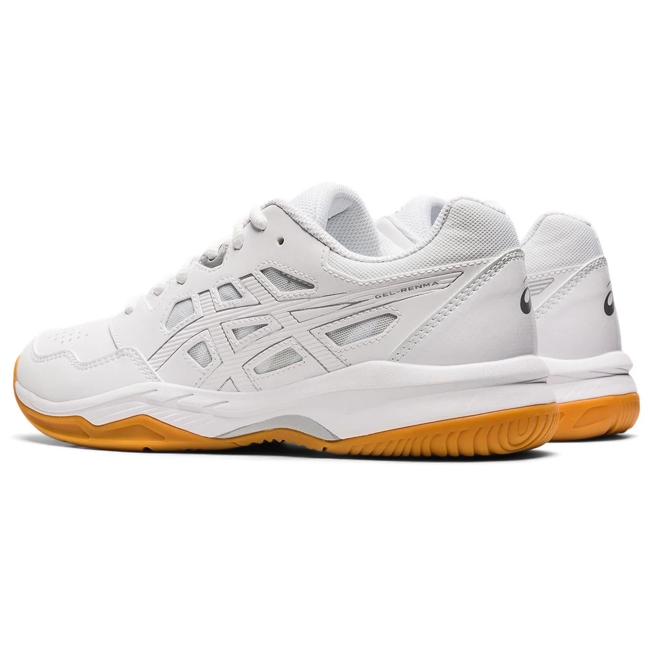 Asics Gel Renma Women's Indoor Court Shoe (White/Pure Silver) - Image 6