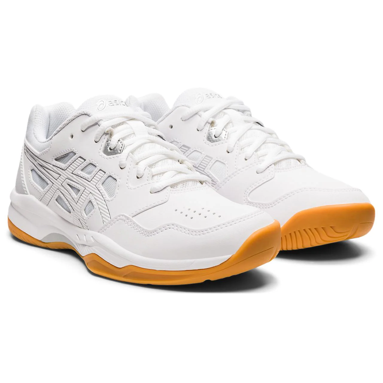 Asics Gel Renma Women's Indoor Court Shoe (White/Pure Silver) - Image 7