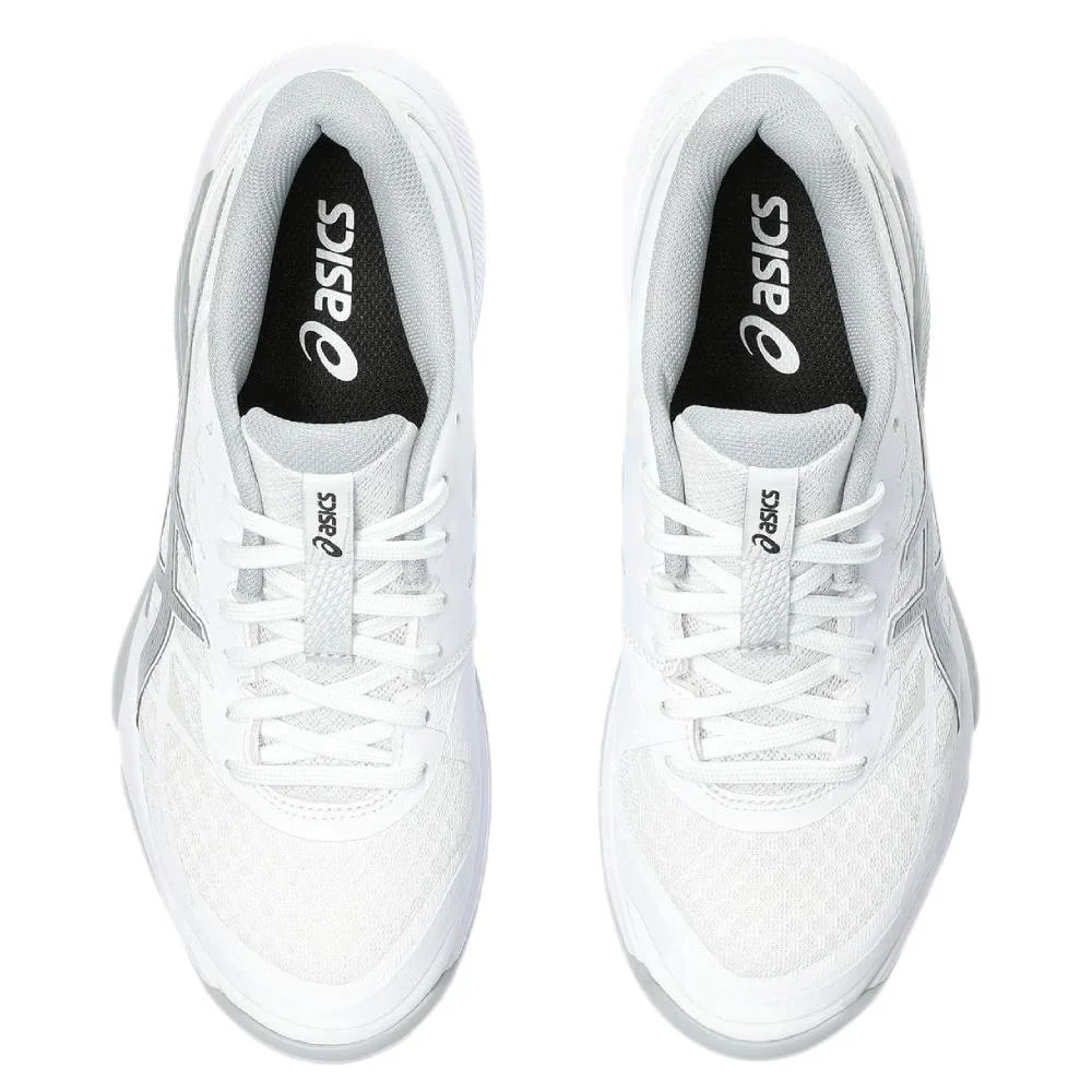Asics Gel Tactic 12 Women's Indoor Court Shoe (White/Silver) - Image 6