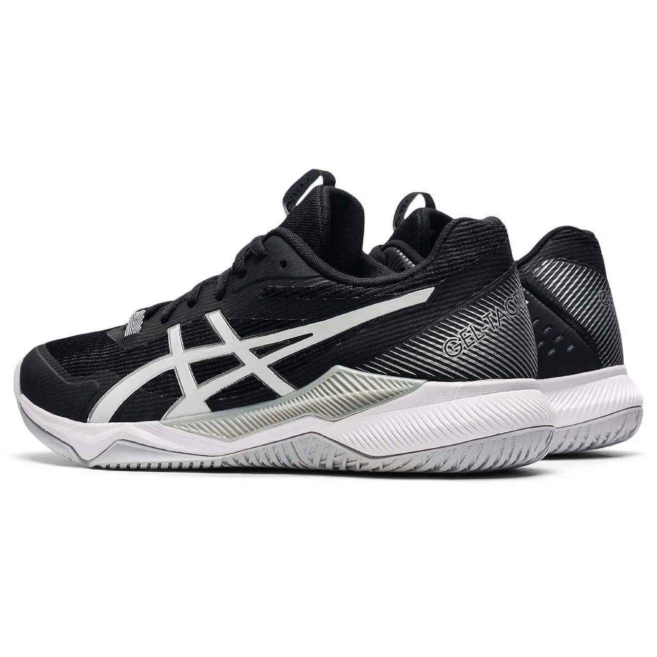 Asics Gel Tactic Women's Indoor Court Shoe (Black/White) - Image 5