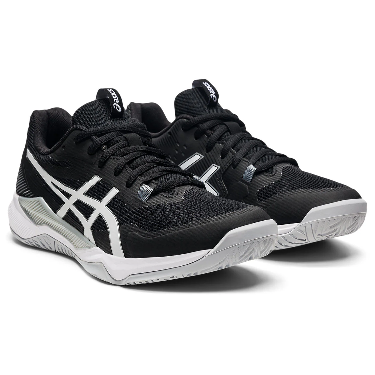 Asics Gel Tactic Women's Indoor Court Shoe (Black/White) - Image 6