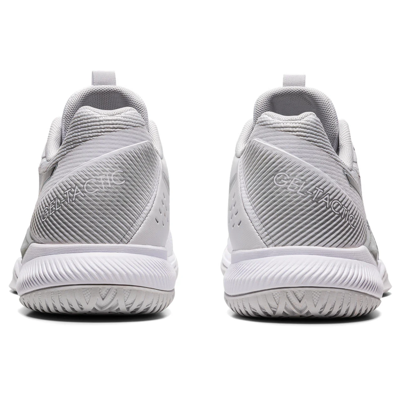Asics Gel Tactic Women's Indoor Court Shoe (White/Silver) - Image 4