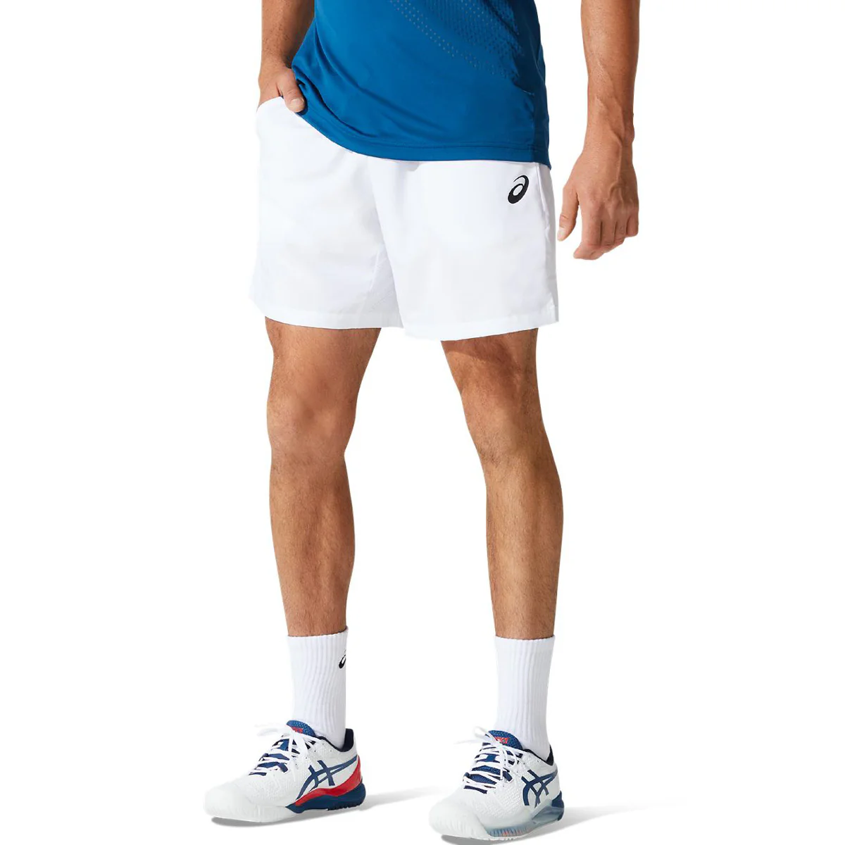 Asics Men's Short 7-Inch (Brilliant White) - Image 3