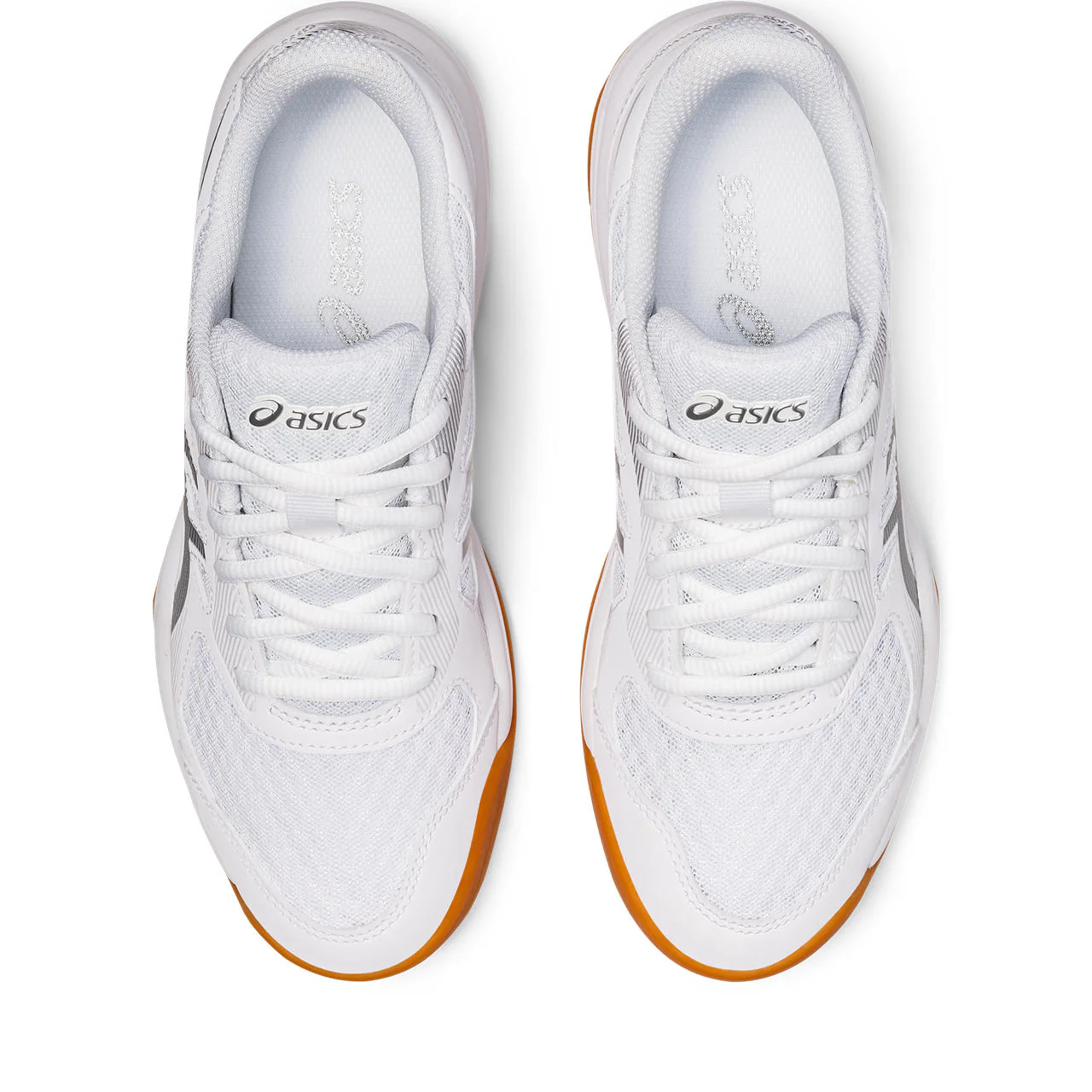 Asics Upcourt 5 Women's Indoor Court Shoe (White/Pure Silver) - Image 4