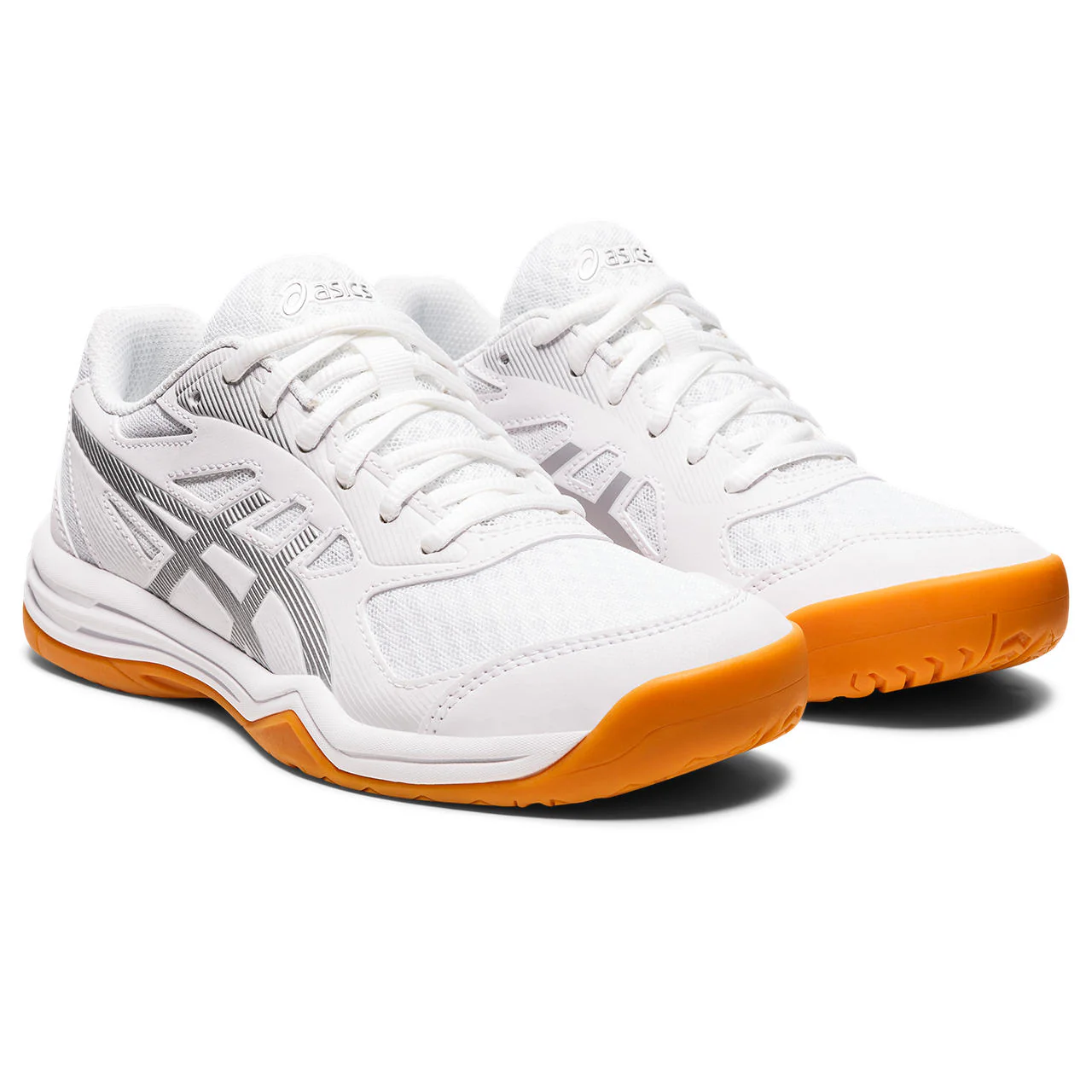 Asics Upcourt 5 Women's Indoor Court Shoe (White/Pure Silver) - Image 6