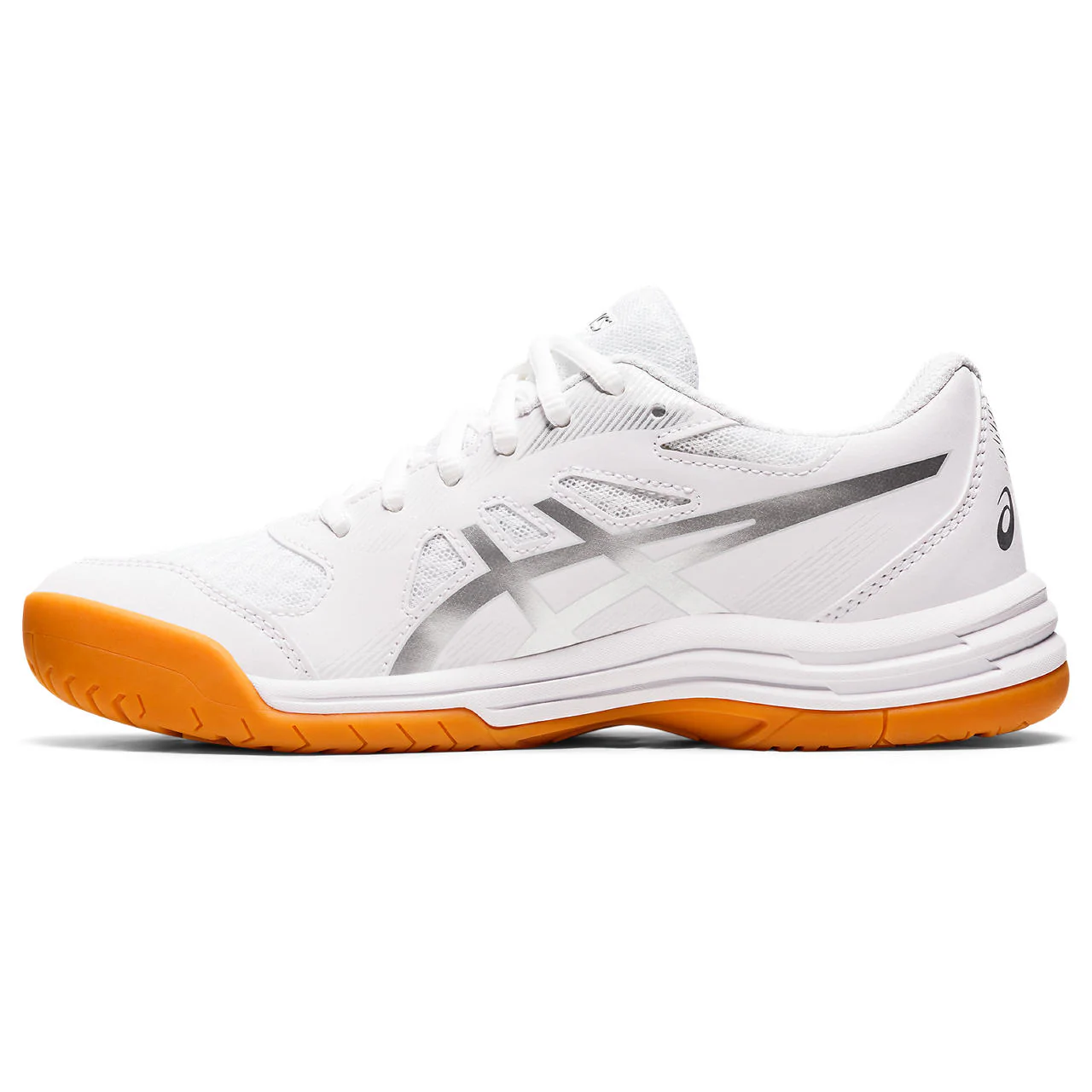 Asics Upcourt 5 Women's Indoor Court Shoe (White/Pure Silver) - Image 7
