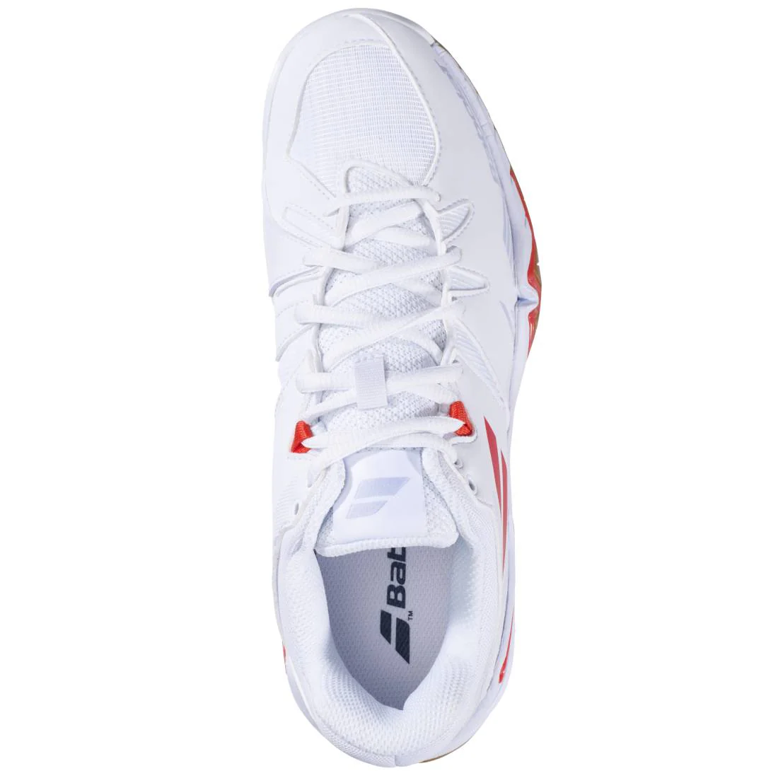 Babolat Shadow Spirit Women's Indoor Court Shoe (White/Lavender) - Image 3