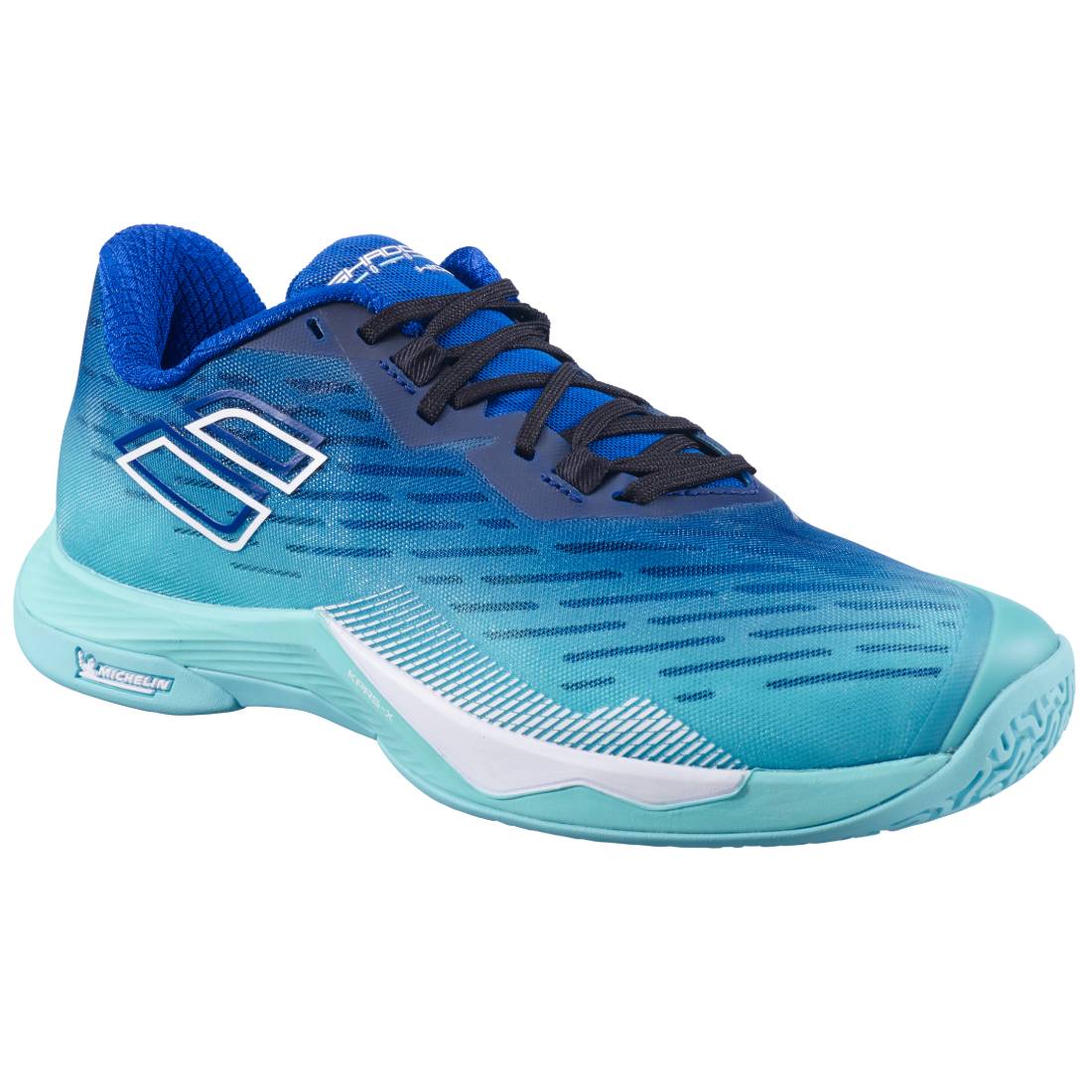 Babolat Shadow Tour Wide Men's Indoor Court Shoe (Ceramic Blue) - Image 4