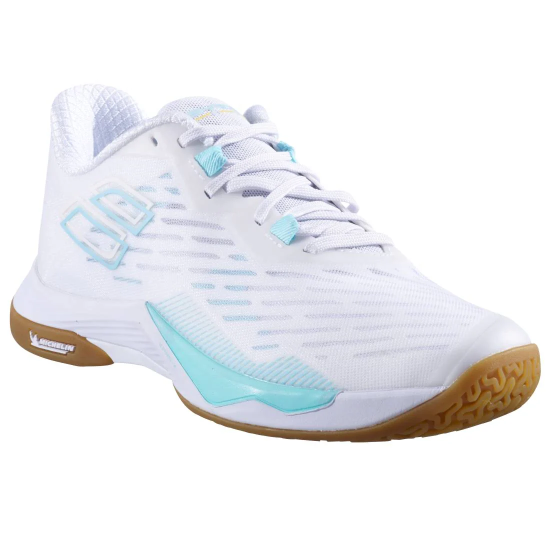 Babolat Shadow Tour Women's Indoor Court Shoe (White/Cockatoo) - Image 4