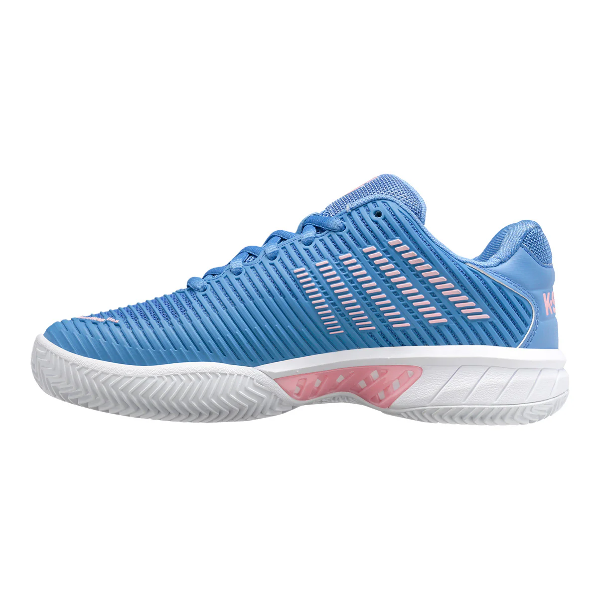 K-Swiss Hypercourt Express 2 Clay Court Women's Tennis Shoe (Blue/Pink) - Image 4