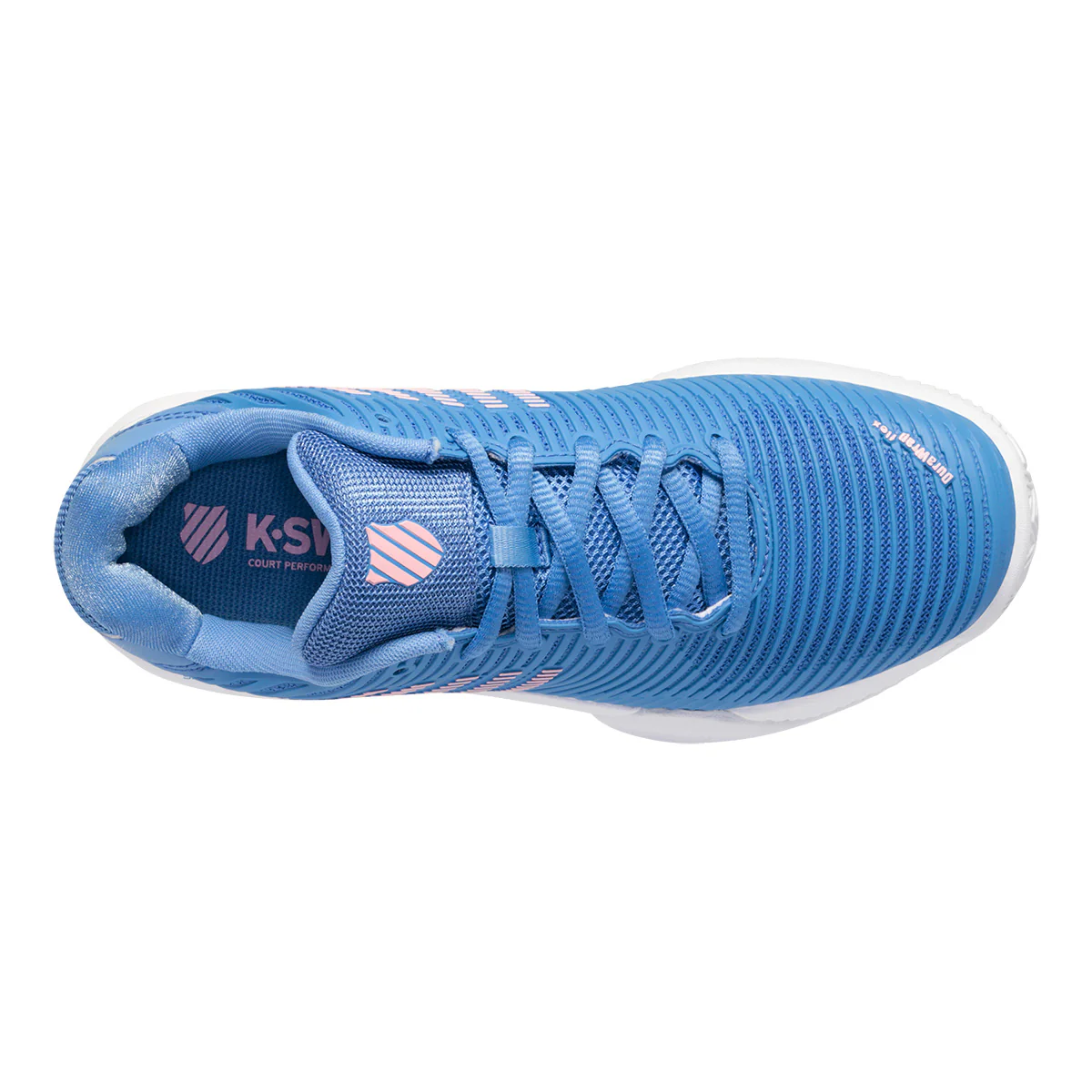 K-Swiss Hypercourt Express 2 Clay Court Women's Tennis Shoe (Blue/Pink) - Image 5