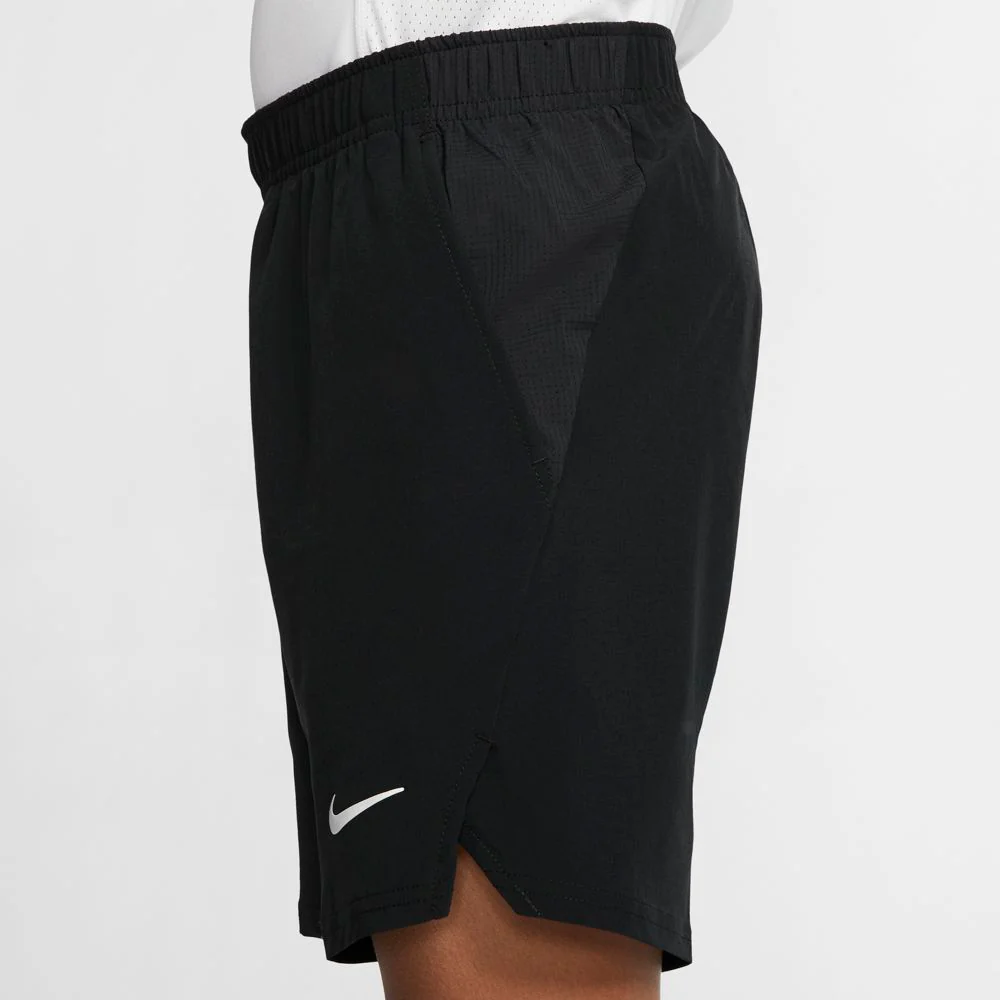 Nike Boy's Court Flex Ace Short (Black/White) - Image 4