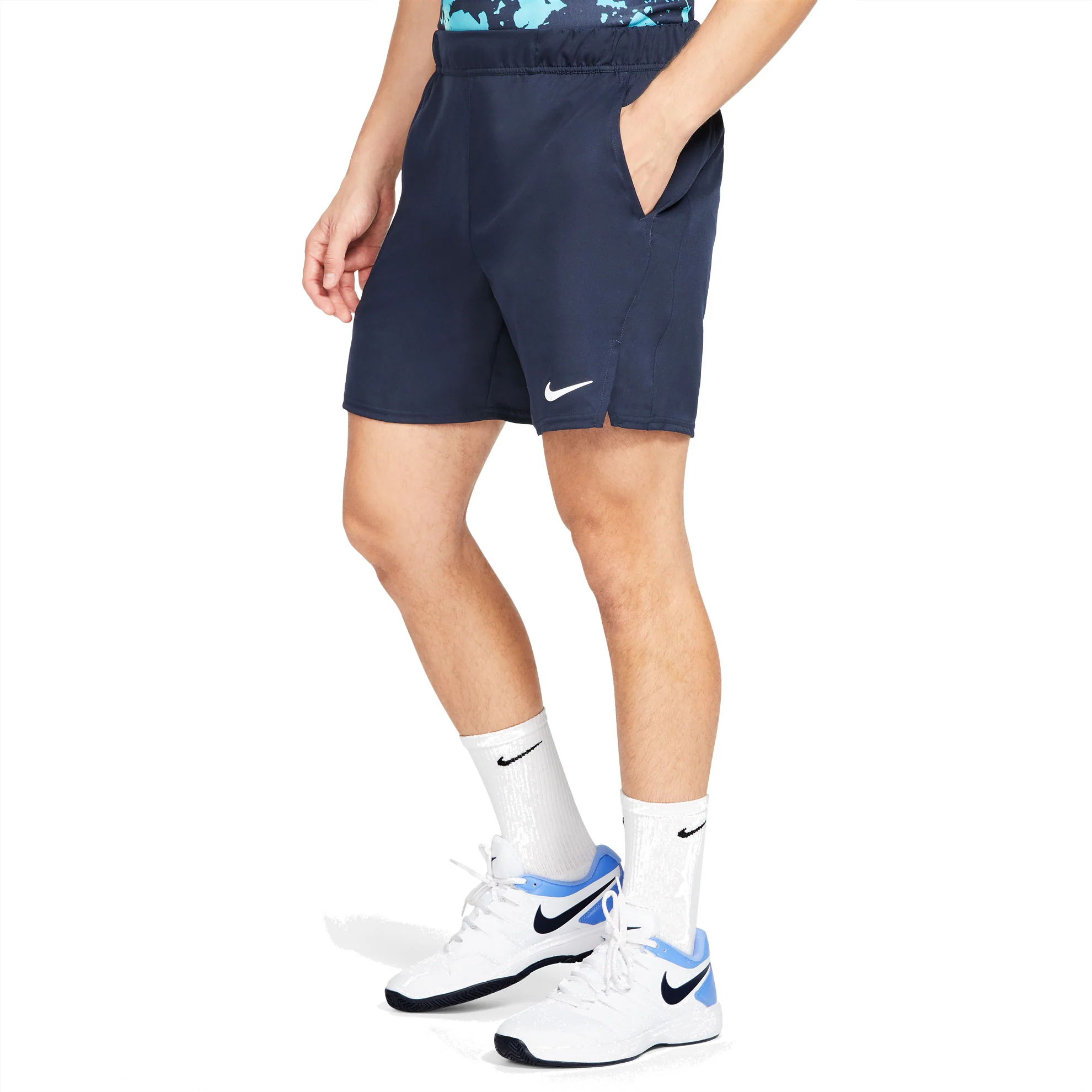 Nike Men's Dri-FIT Victory 7-Inch Short (Obsidian/White) - Image 3