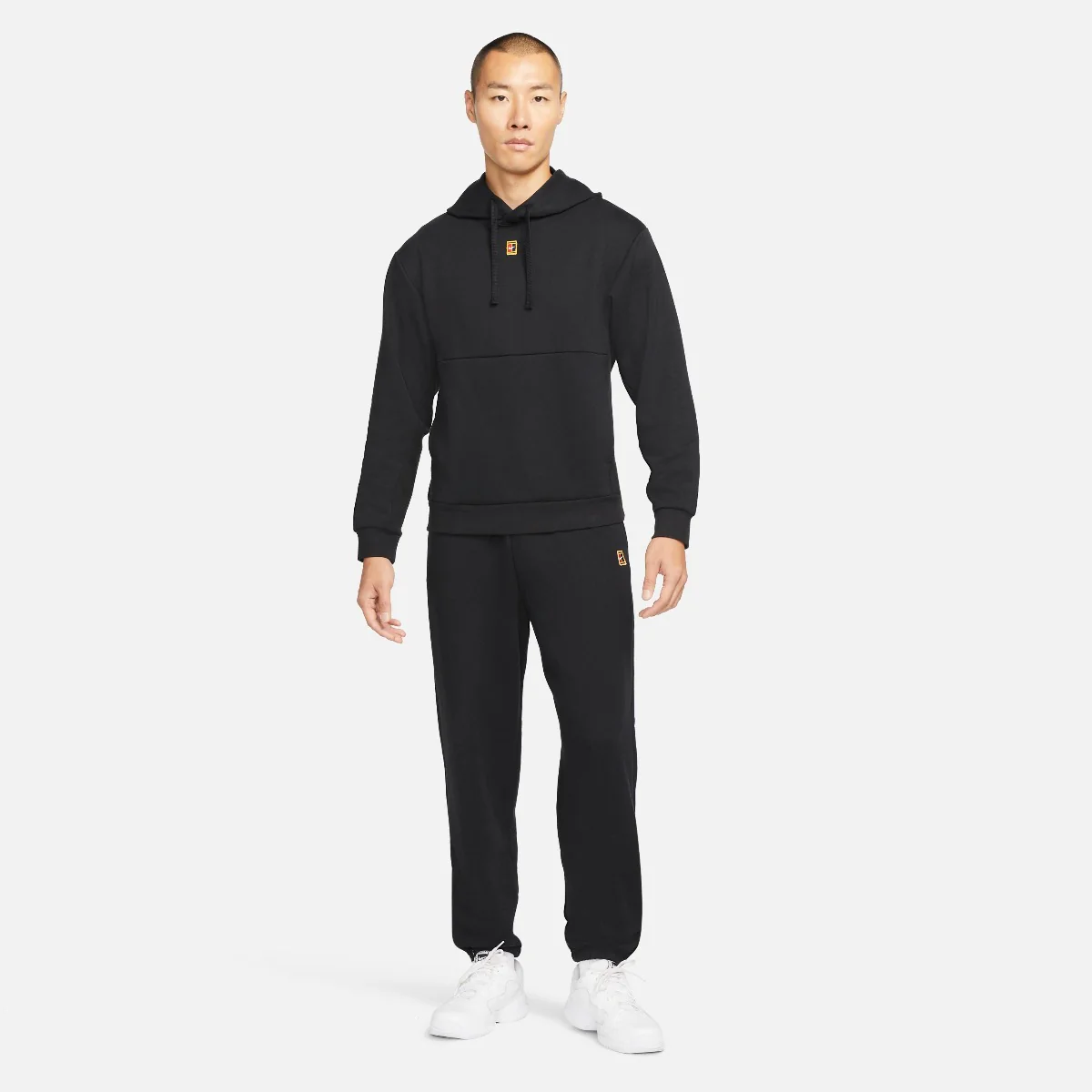 Nike Men's Fleece Heritage Tennis Hoodie (Black) - Image 5